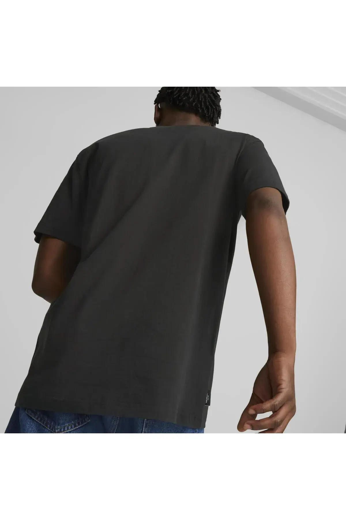 Puma Downtown Logo Tee Siyah Erkek Tişört
