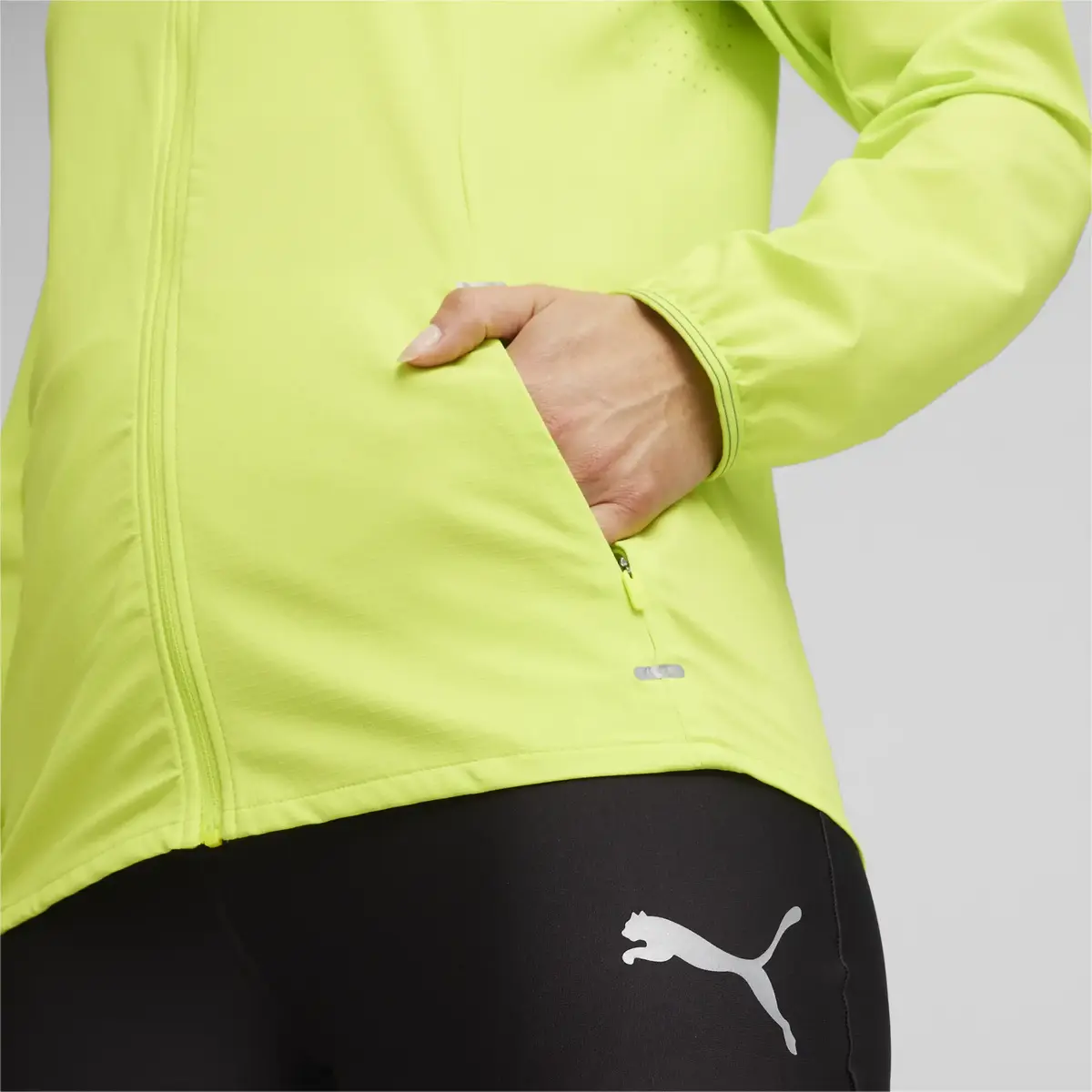 Puma RUN ELITE ULTRWEAVE JACKET W Sarı Kadın Ceket