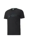Puma Mapf1 Metal Energy Logo Tee Siyah Erkek T-Shirt