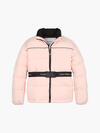 Calvin Klein LOGO TAPE BELT JACKE Kadın Pembe Şişme Mont