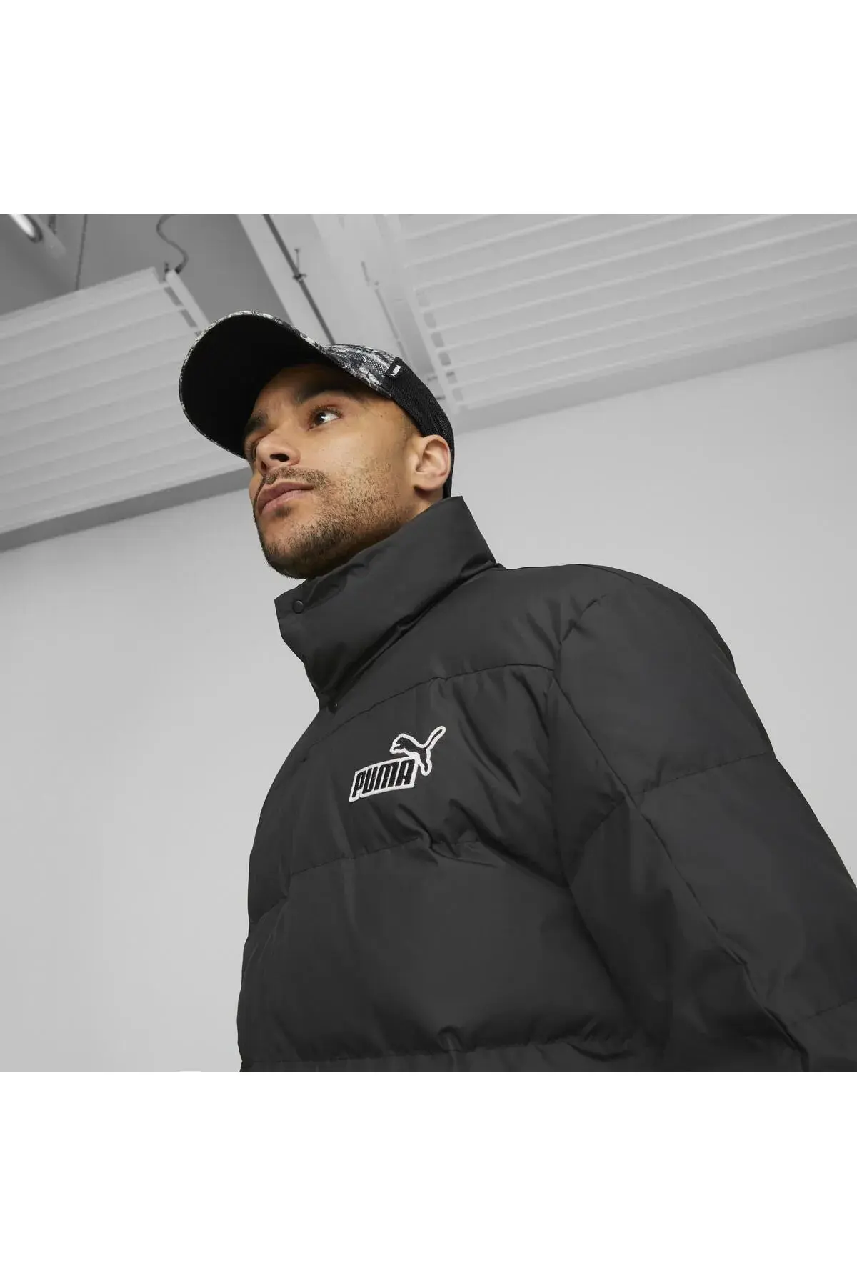 Puma Better Polyball Puffer Siyah Erkek Kapüşonlu Şişme Mont