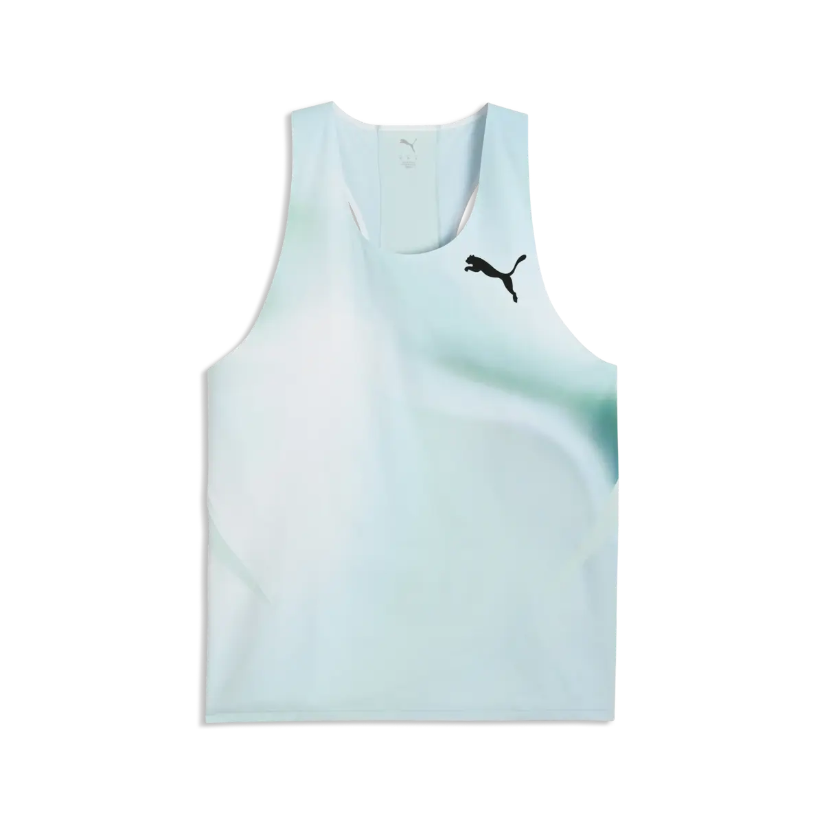 PUMA M LIGHTSPEED ULTRAWEAVE GRAPHIC SINGLET Yeşil Erkek T-Shirt & Polo