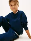 Tommy Hilfiger Kids Mini Corp Crew Neck Sweatshirt Set Lacivert Unisex Çocuk Eşofman Takımı