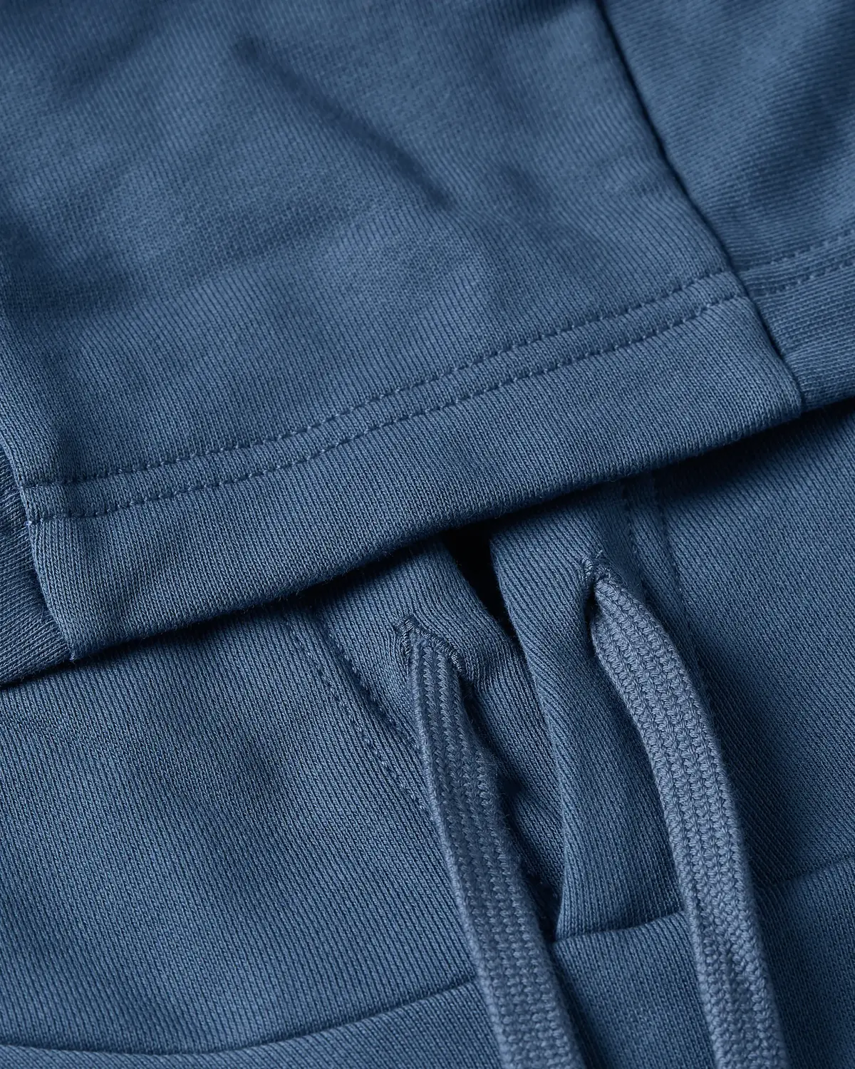 Tommy Hilfiger ESSENTIAL TERRY HOOD Erkek Turkuaz  Sweatshirt