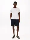 Tommy Hilfiger COTTON LINEN STRIPE, 0FA Krem Erkek T-Shirt & Polo