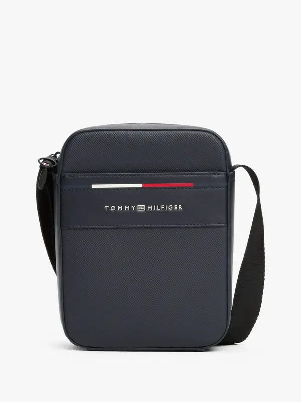 Tommy Hilfiger TH FOUNDATION MINI R, DW6 Siyah Erkek Çanta & Cüzdan