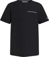 Calvin Klein CHEST LOGO TOP Erkek Siyah T-Shirt