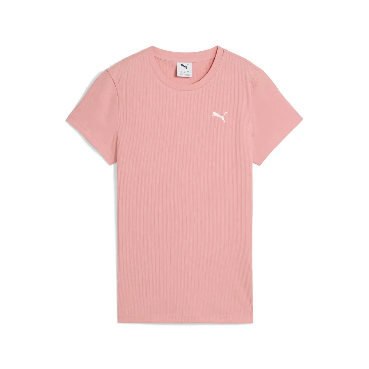 PUMA ESS ELEVATED Tee Pembe Kadın T-Shirt