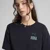 PUMA WARDROBE ESS Graphic Tee Lacivert Kadın T-Shirt