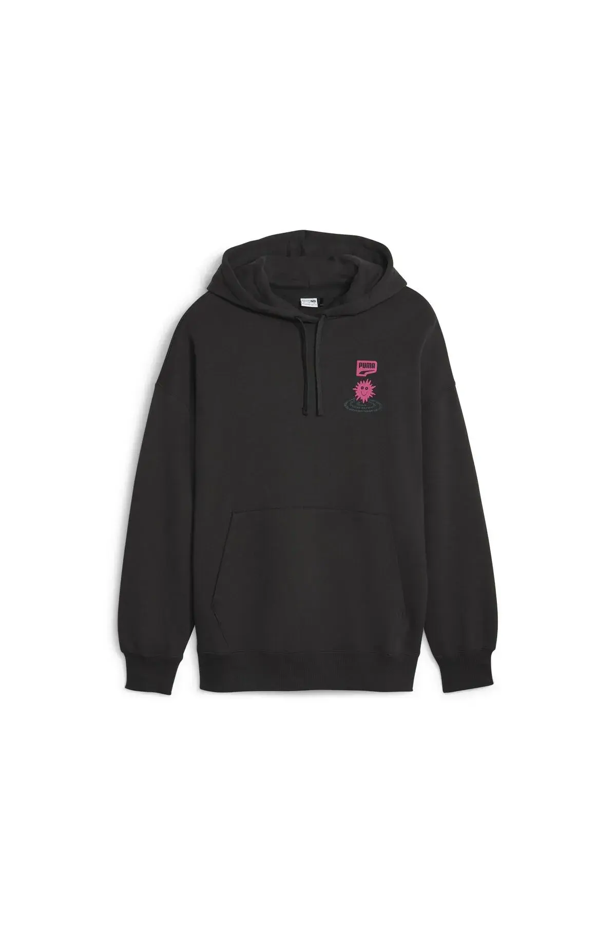 Puma DOWNTOWN Oversized Graphic Hoodie TR Siyah Kadın Hoodie