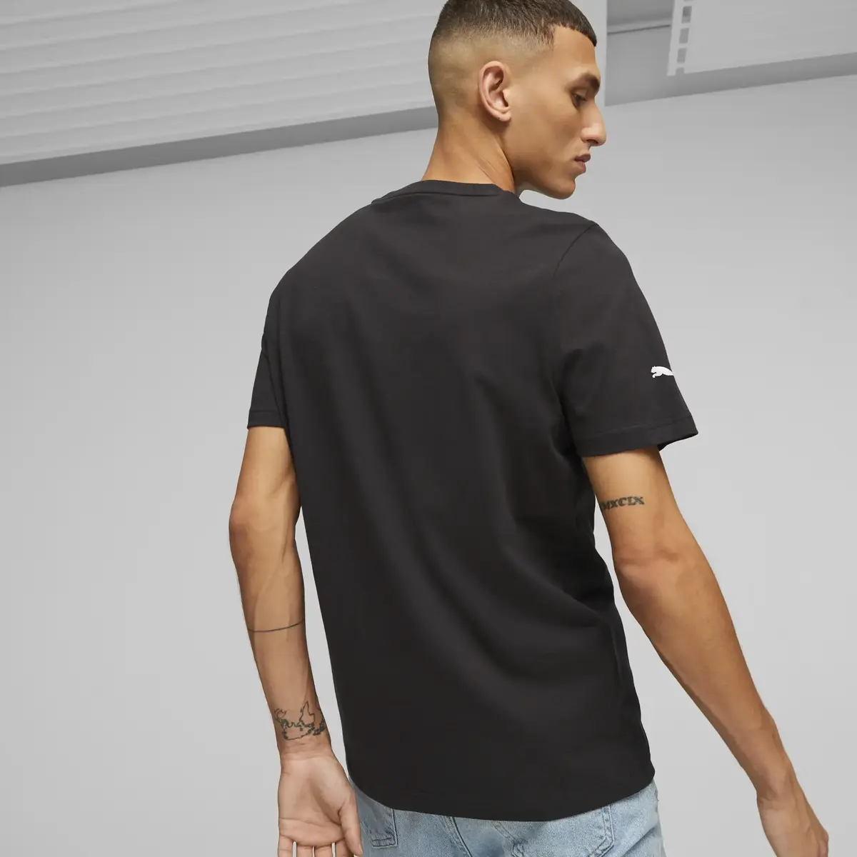 Puma MAPF1 Logo Tee Siyah Erkek T-shirt