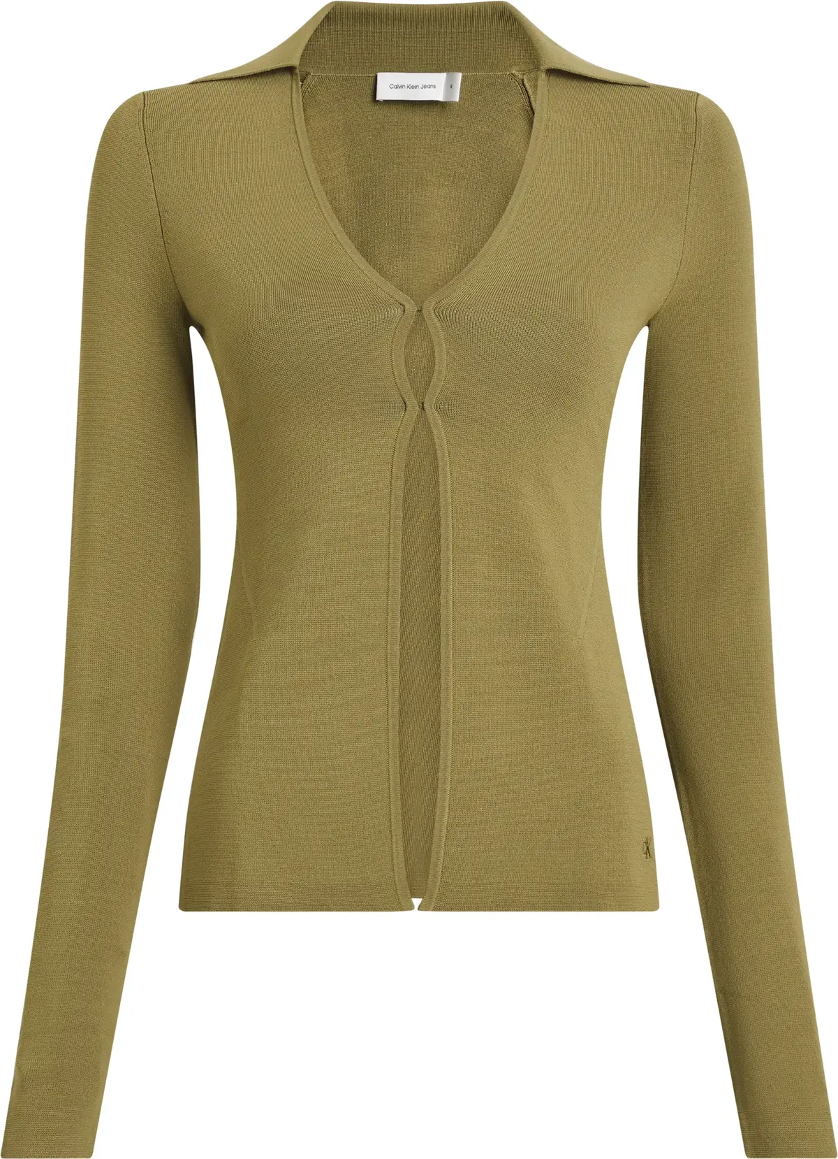 Calvin Klein RAYON HOOK&EYE SWEAT, LFF Kahverengi Kadın Kazak