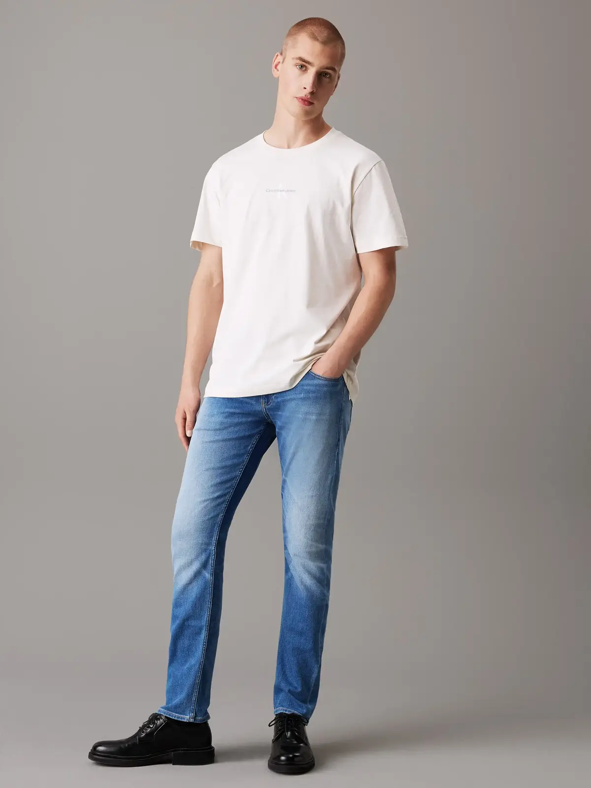 Calvin Klein Slim Jeans Mavi Erkek Kot Pantolon