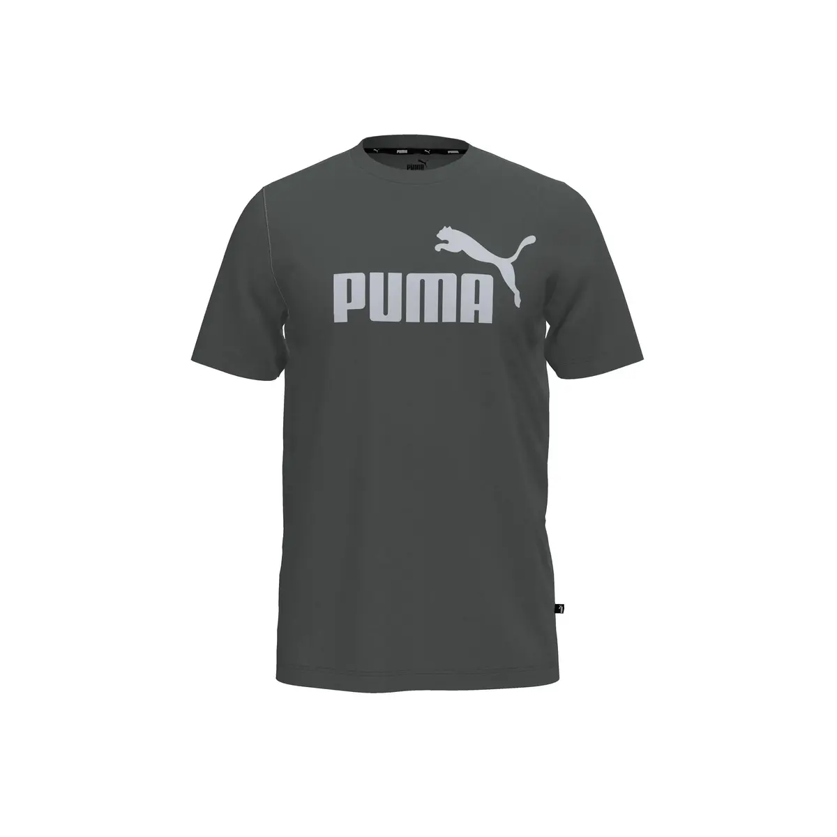 Puma ESS Logo Tee Gri Erkek T-Shirt