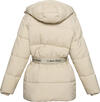 Calvin Klein BELTED MIDWEIGHT PUFFER Kahverengi Kadın Mont Calvin Klein BELTED MIDWEIGHT PUFFER Kahverengi Kadın Mont
