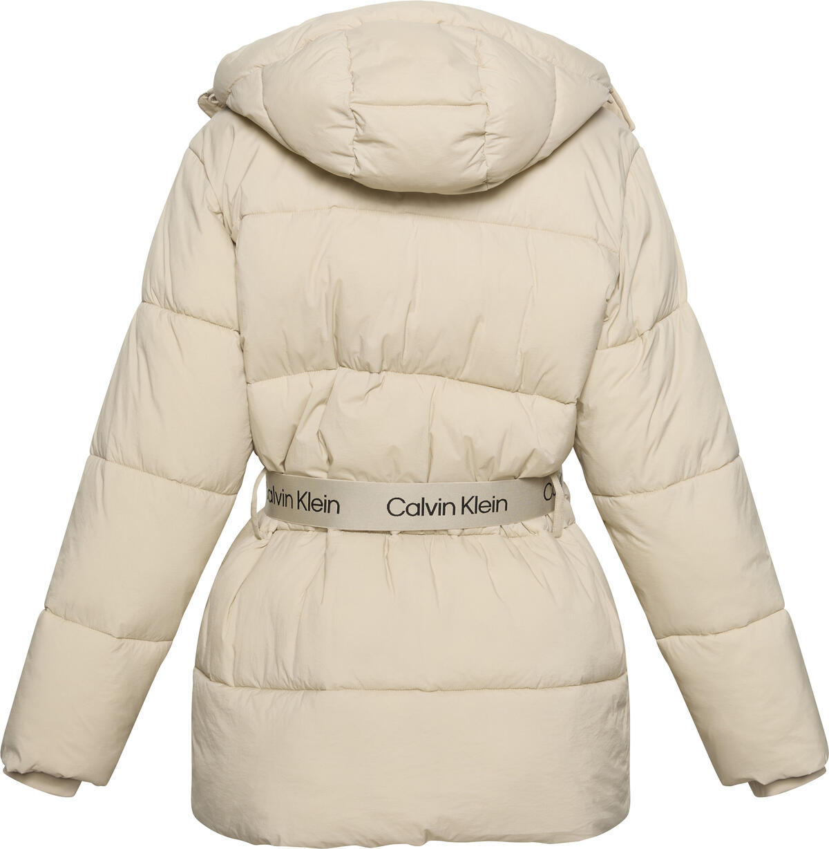 Calvin Klein BELTED MIDWEIGHT PUFFER Kahverengi Kadın Mont Calvin Klein BELTED MIDWEIGHT PUFFER Kahverengi Kadın Mont