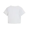 PUMA ESS Ribbed Baby Tee Krem Kadın T-Shirt & Polo