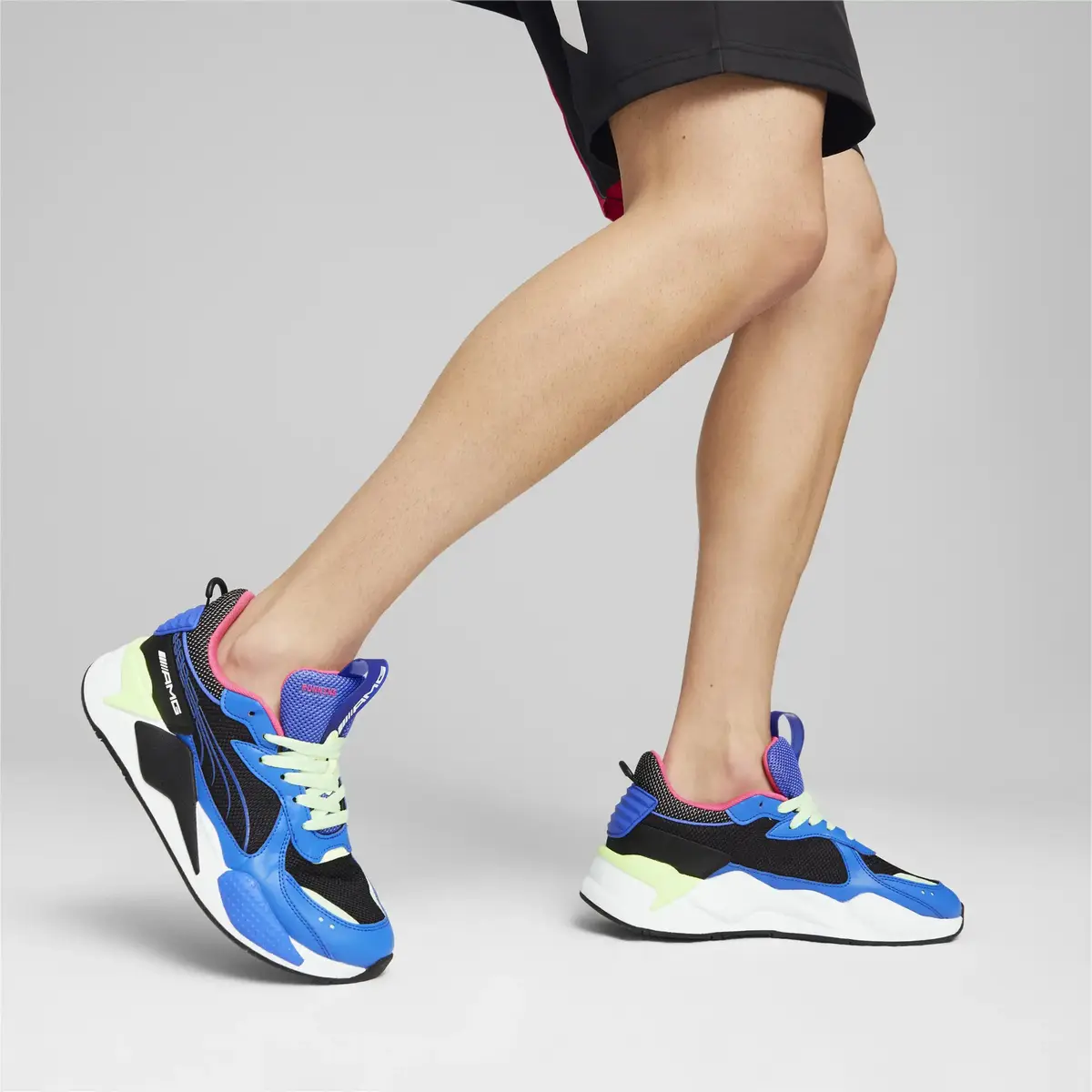 Puma Mapf1 Amg Rs-X Puma Black - Royal Sapphire Siyah Erkek Günlük Spor Ayakkabı