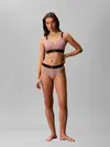 Calvin Klein LIGHTLY LINED BRALET, Pembe Hafif Astarlı CK Logolu Bralet
