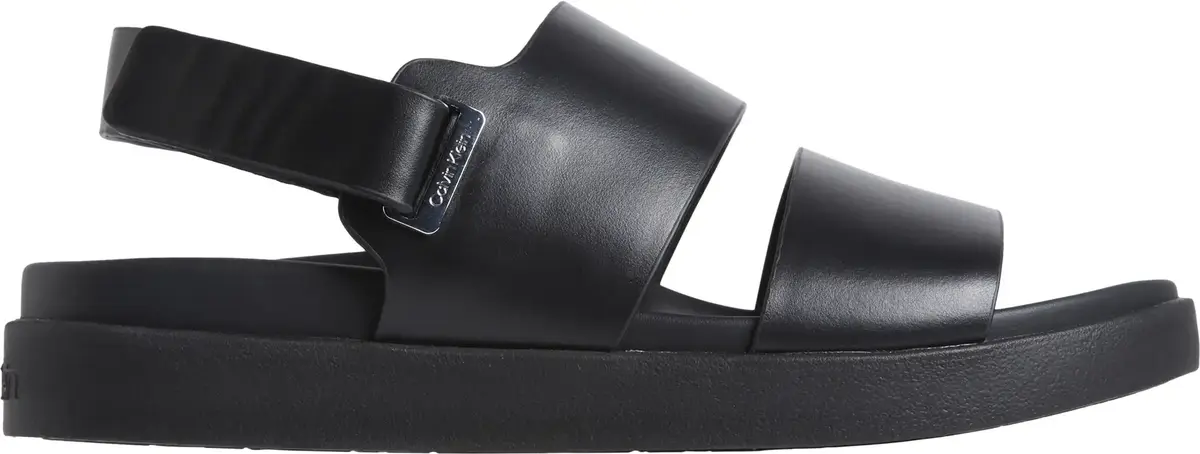 Calvin Klein FLAT ADJ SANDAL EYEL, BEH Siyah Kadın Terlik