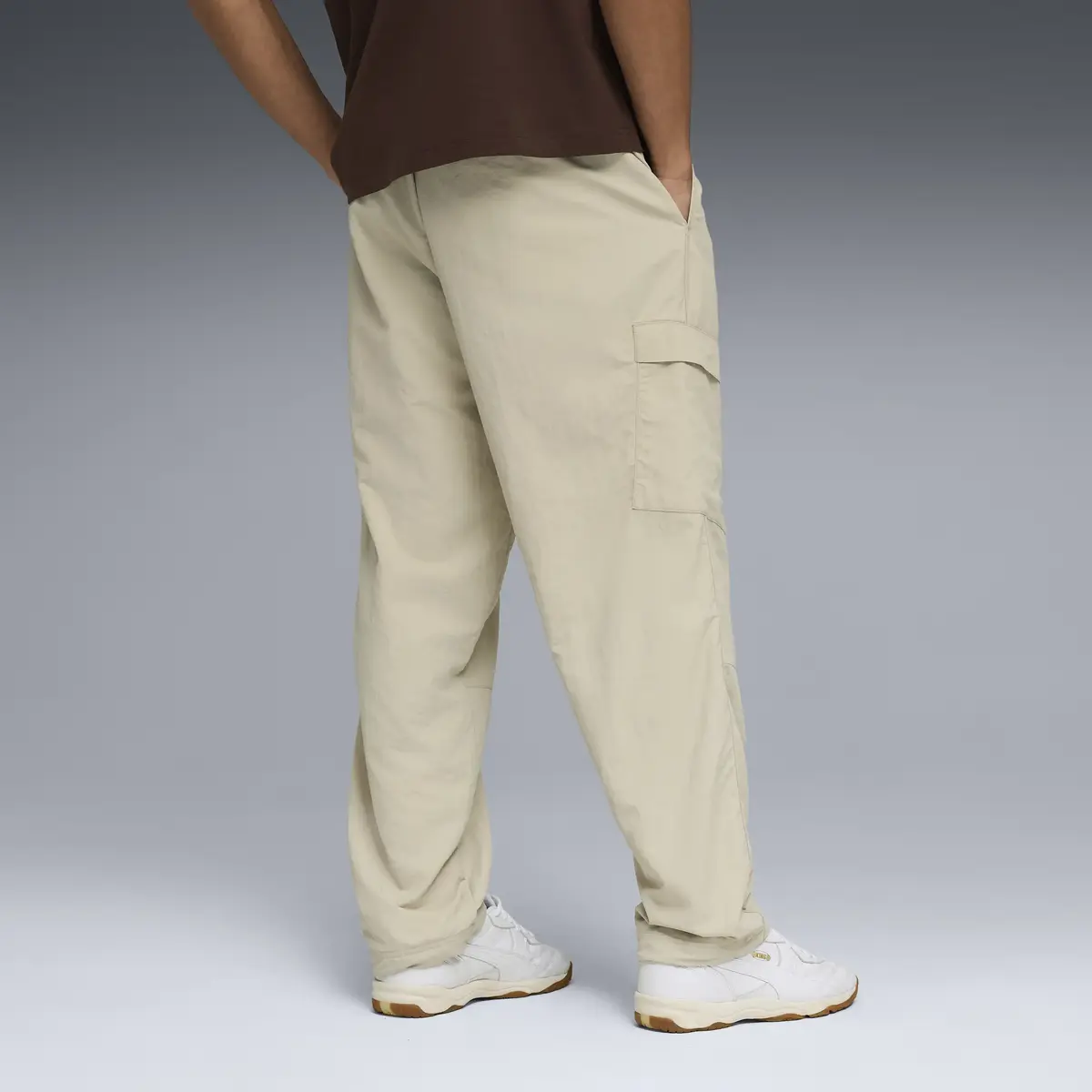 Puma WARDROBE ESS Cargo Pants Bej Erkek Cepli Pantolon