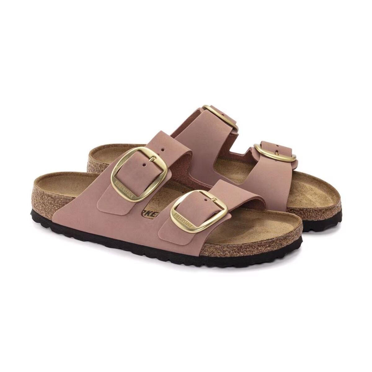 Birkenstock Arizona Big Buckle Nu Pembe Kadın Terlik