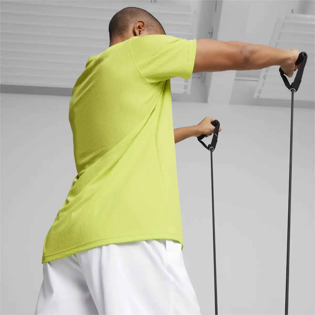 Puma PERFORMANCE SS TEE M Sarı Erkek T-Shirt