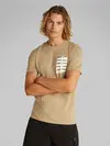 Calvin Klein SERIF BOX GRAPHIC TEE Kahverengi Erkek Tişört