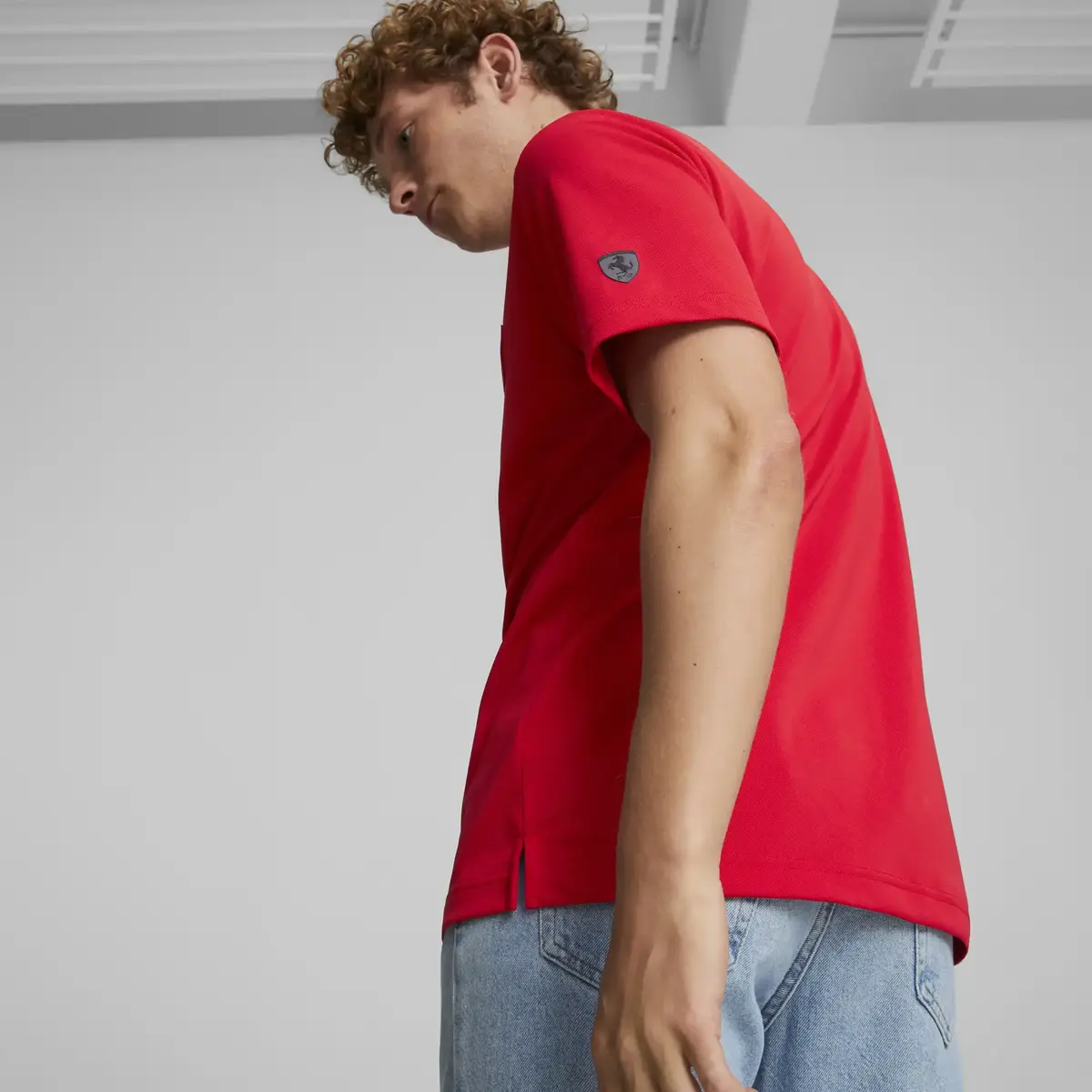Puma Ferrari Style Polo Kırmızı Erkek Polo T-Shirt