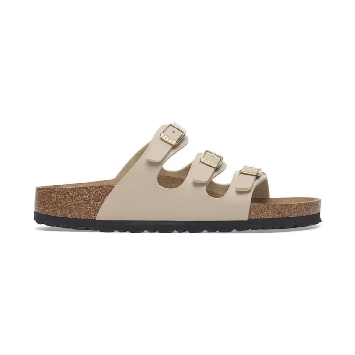 Birkenstock FLORIDA BF Açık Kahve Kadın Çok Bantlı Terlik