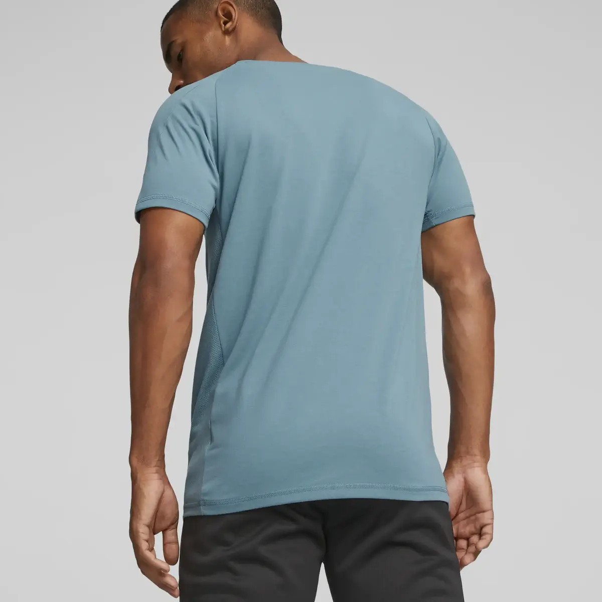 Puma EVOSTRIPE Tee Mavi Erkek T-shirt