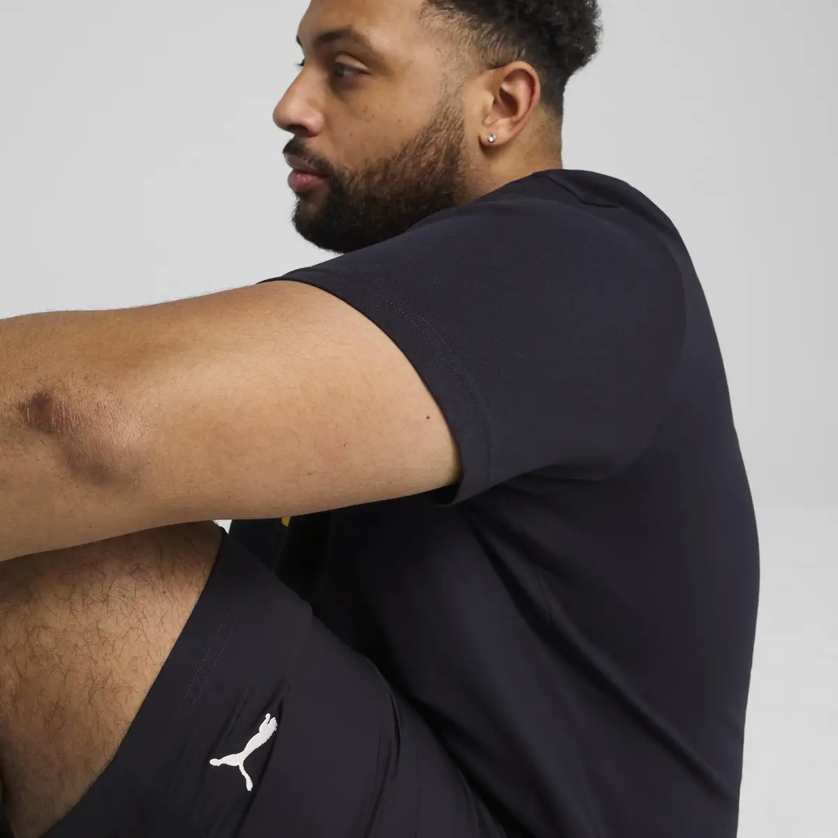 Puma ESS No. 1 Logo Tee Lacivert Erkek T-Shirt