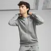 Puma ESS Full-Zip Hoodie Gri Erkek Hoodie