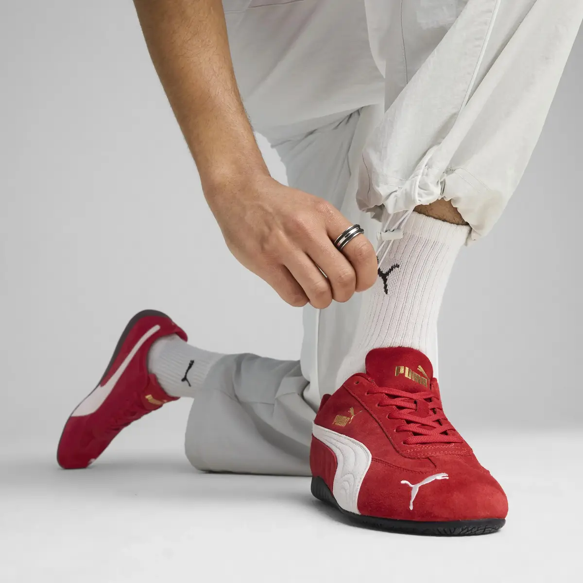 PUMA SDS Relaxed Track Pants Gri Erkek Eşofman Altı