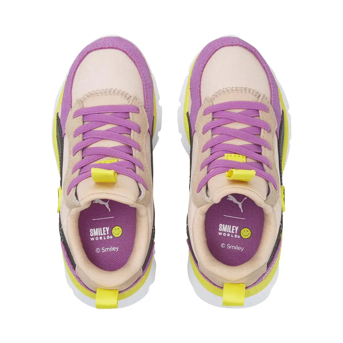 Puma Wr Flex Slip On Smıleyworld Ps Rose Quartz Çocuk Çocuk Günlük Spor Ayakkabı
