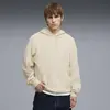 Puma ESS ELEVATED Relaxed Hoodie Krem Erkek Sweatshirt