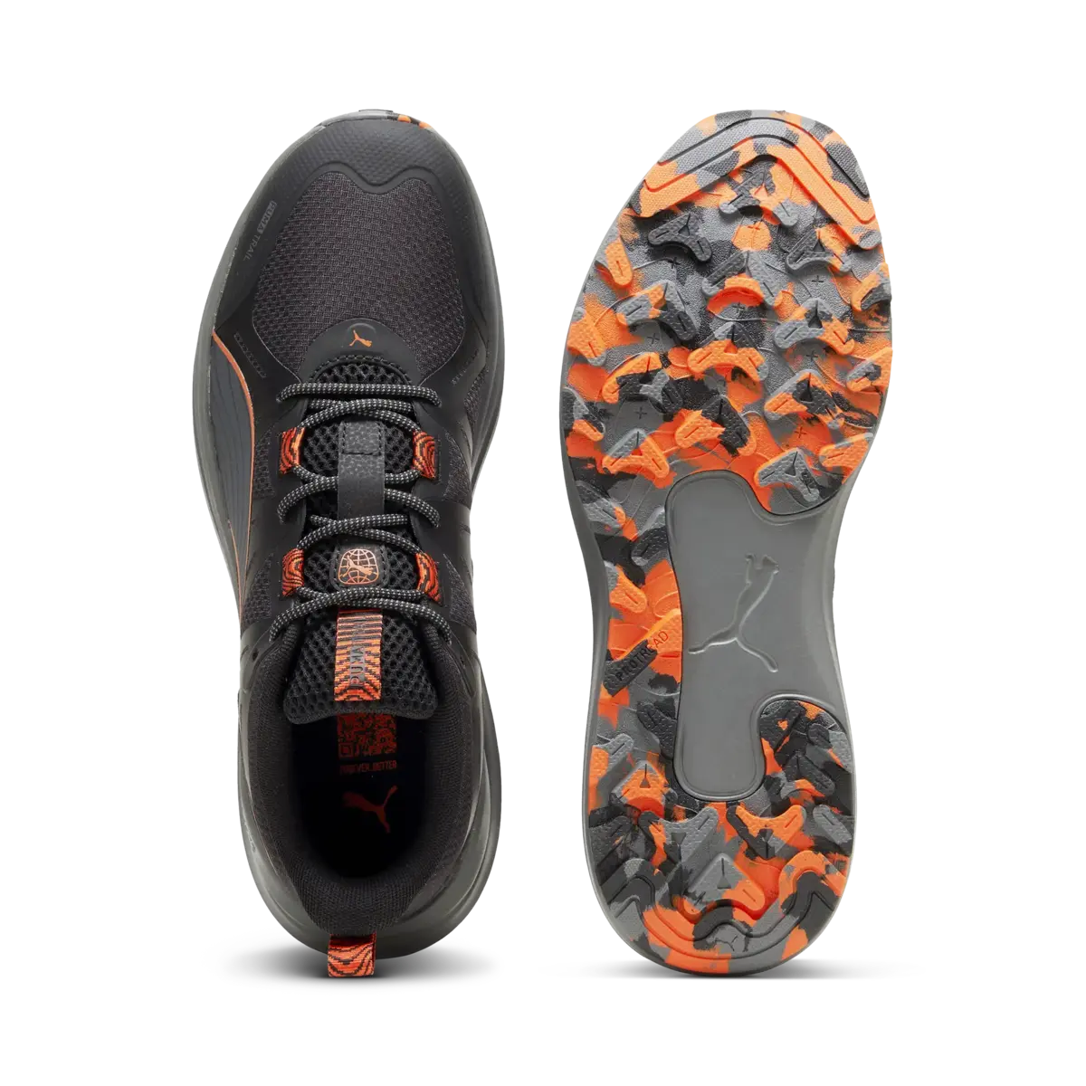 Puma Reflect Lite Trail Siyah Erkek Yürüyüş ve Koşu Ayakkabısı