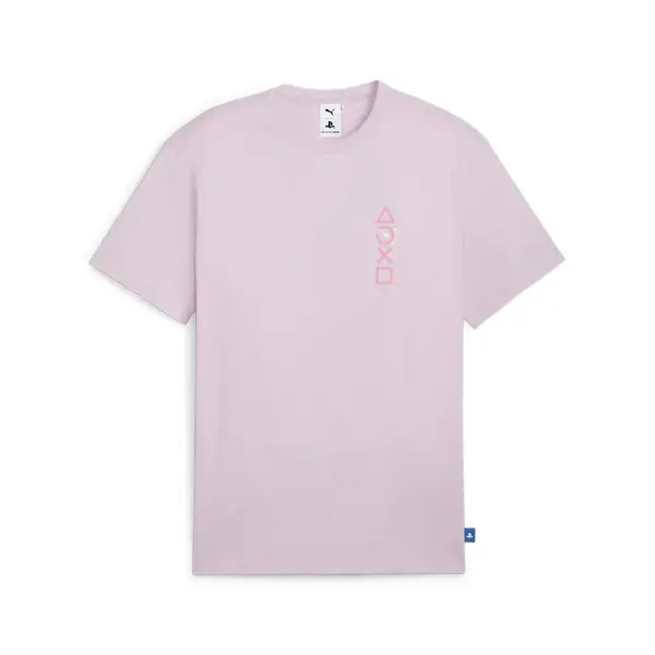 Puma X PLAYSTATION Elevated Tee Lila Erkek T-Shirt
