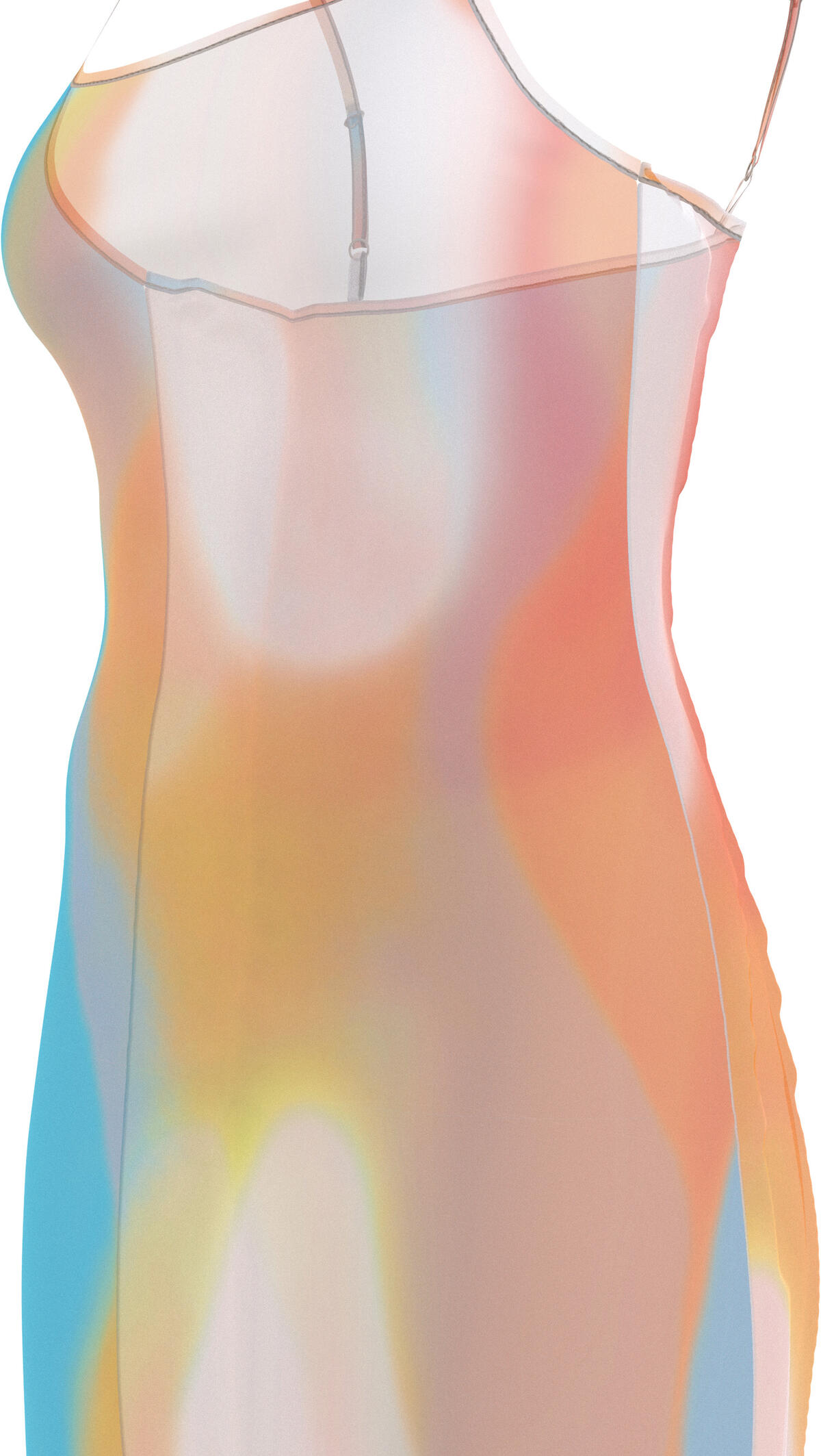 Calvin Klein MID DRESS-PRINT Kadın Sarı Elbise