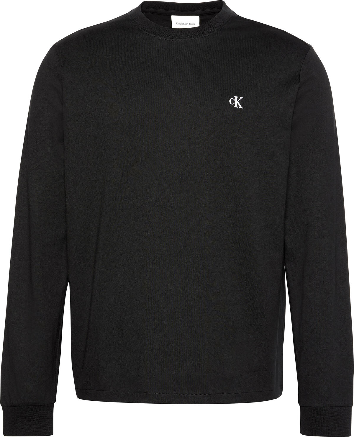 Calvin Klein LS EASY MONOGRAM TEE Siyah Erkek T-Shirt Calvin Klein LS EASY MONOGRAM TEE Siyah Erkek T-Shirt