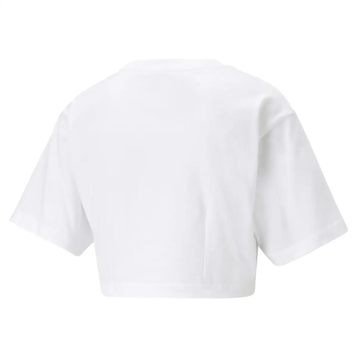Puma DARE TO Cropped Relaxed Tee Beyaz Kadın T-Shirt