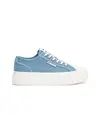 Tommy Hilfiger TJW FOXING FLATFORM Mavi Kadın Spor Ayakkabı & Sneaker