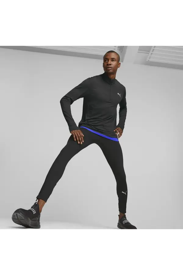 Puma RUN FAVORITE LONG TIGHT M Siyah Erkek Spor Taytı