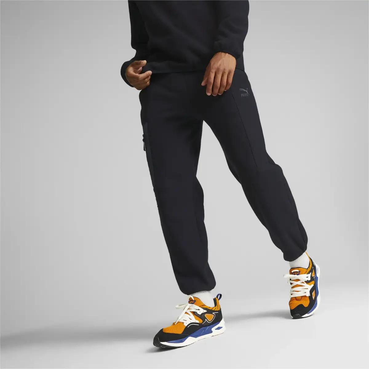 Puma SWxP Polar Fleece Pants Siyah Erkek Pantolon