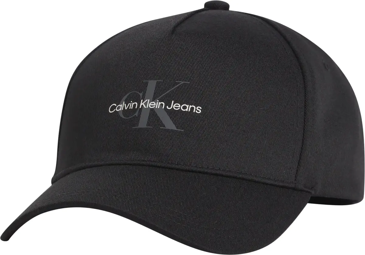 Calvin Klein MONO LOGO PRINT CAP Erkek Siyah Şapka