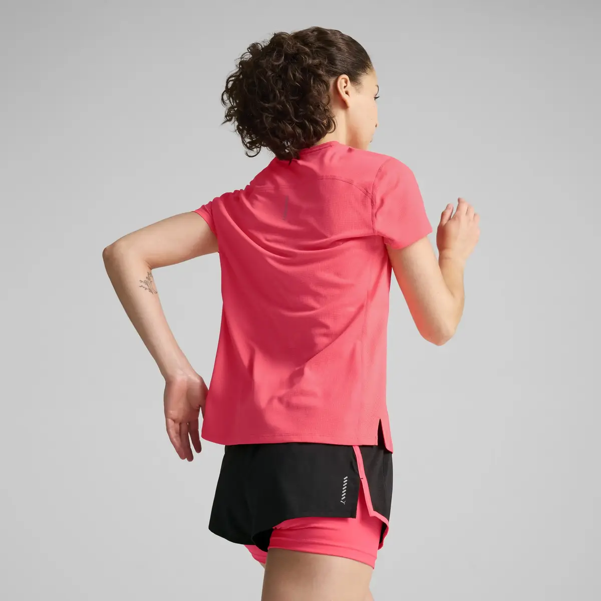 Puma RUN FAVORITES VELOCITY TEE W Pembe Kadın T-Shirt