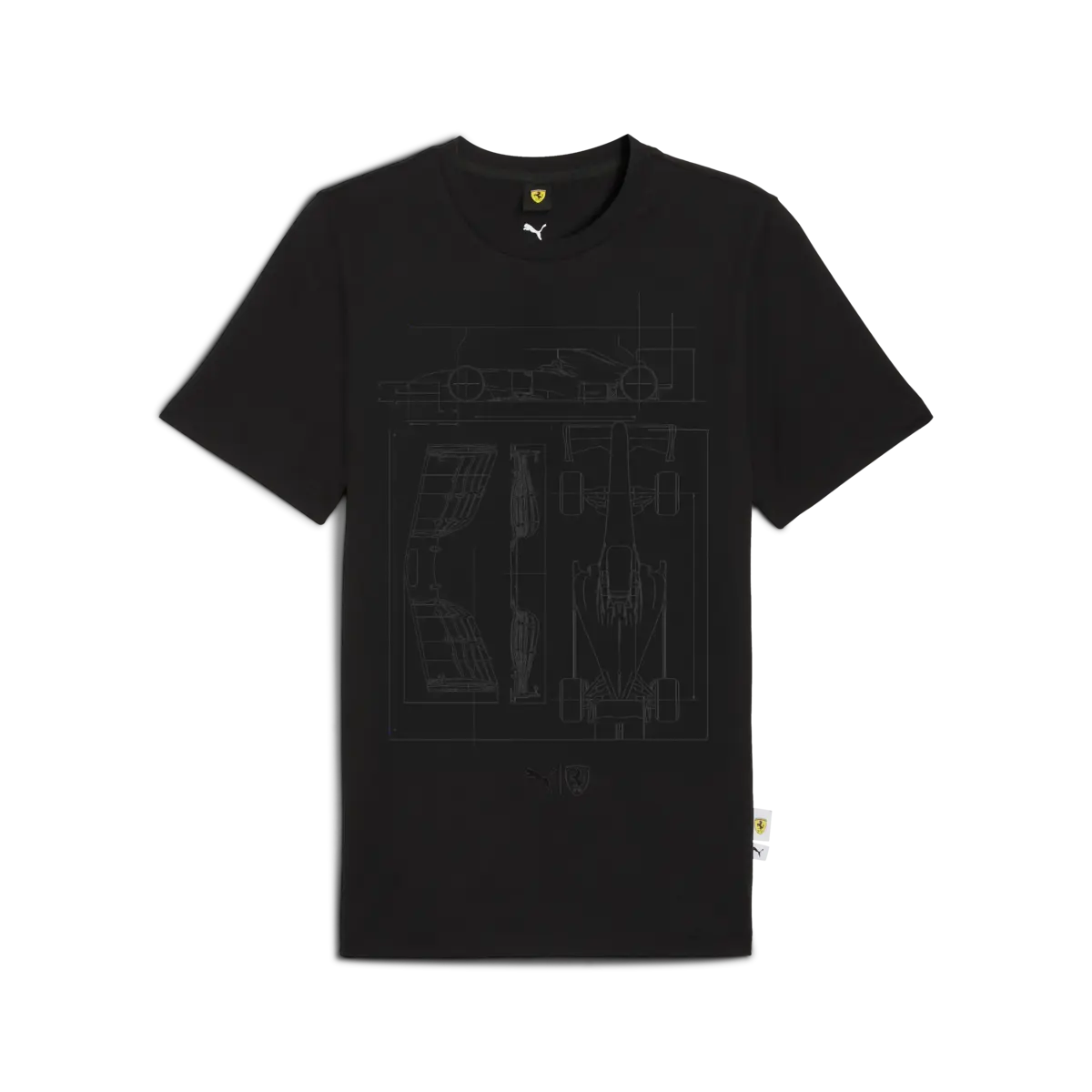Puma Ferrari Sportswear Graph Tee Siyah Erkek T-Shirt