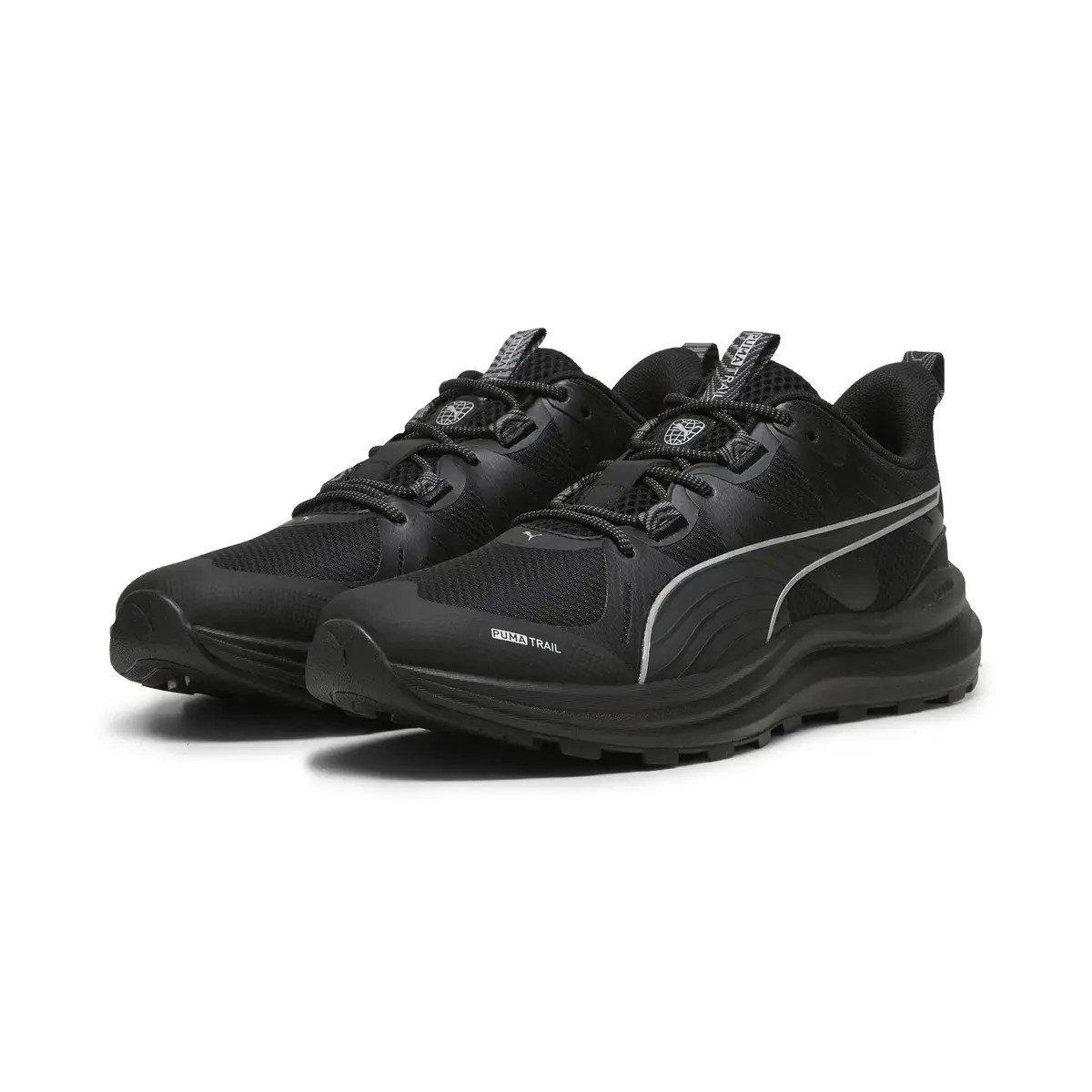Puma Reflect Lite Trail Siyah Unisex Yürüyüş ve Koşu Ayakkabısı
