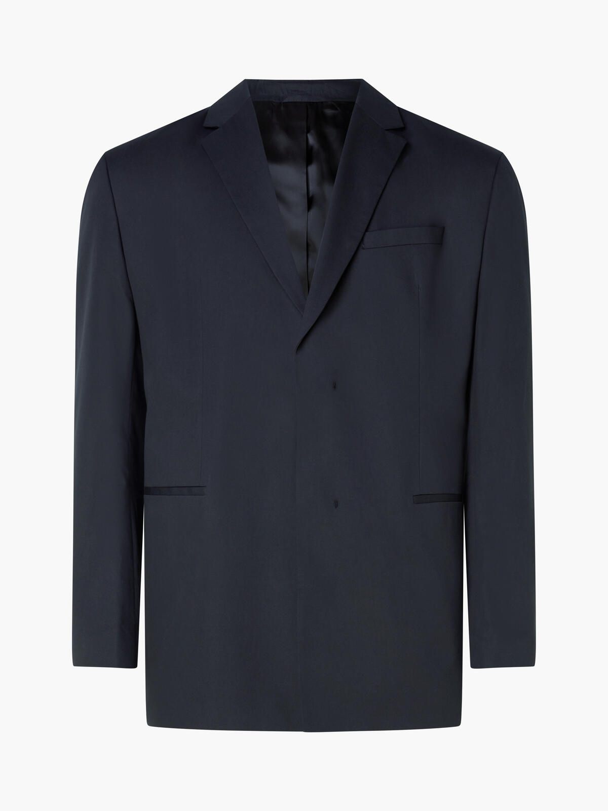 Calvin Klein COTTON SEACELL OVERS Erkek Siyah Blazer