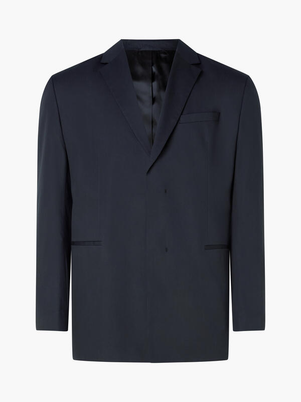 Calvin Klein COTTON SEACELL OVERS Erkek Siyah Blazer